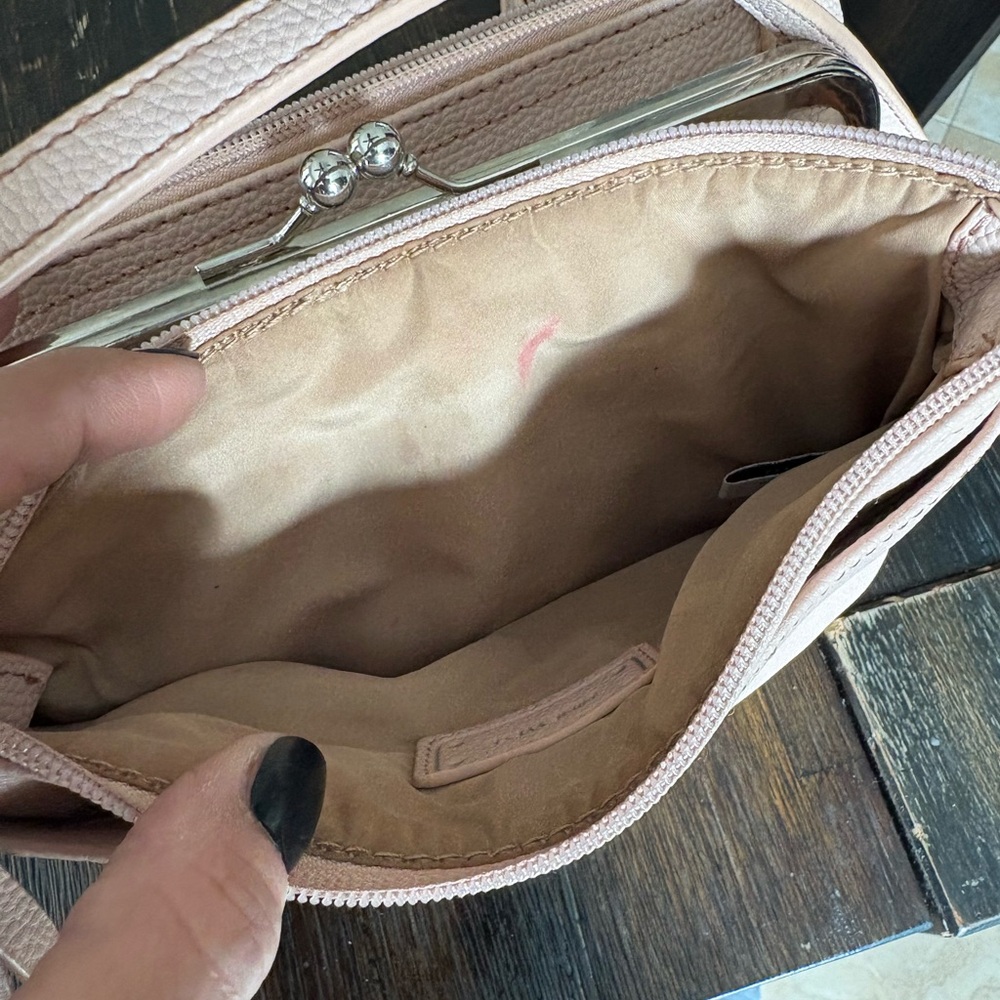 Nine West light pink crossbody bag - Picture 4 of 6